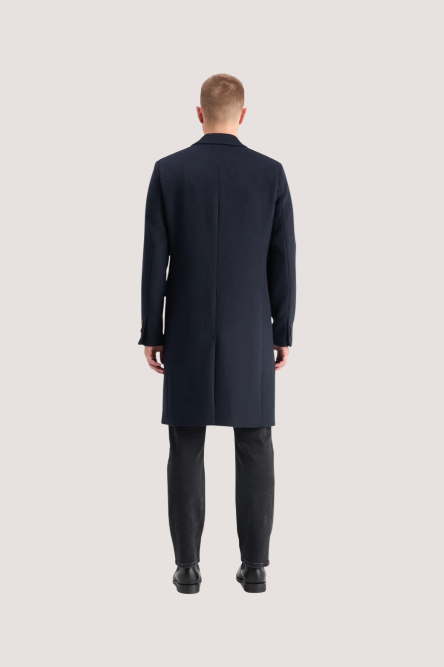 SCOTCH & SODA - WOOL CLASSIC OVERCOAT - NIGHT