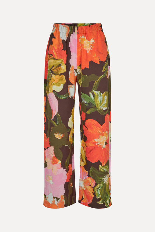 STINE GOYA - SGFATOU PANTS - SUMMER NIGHT POPPIES