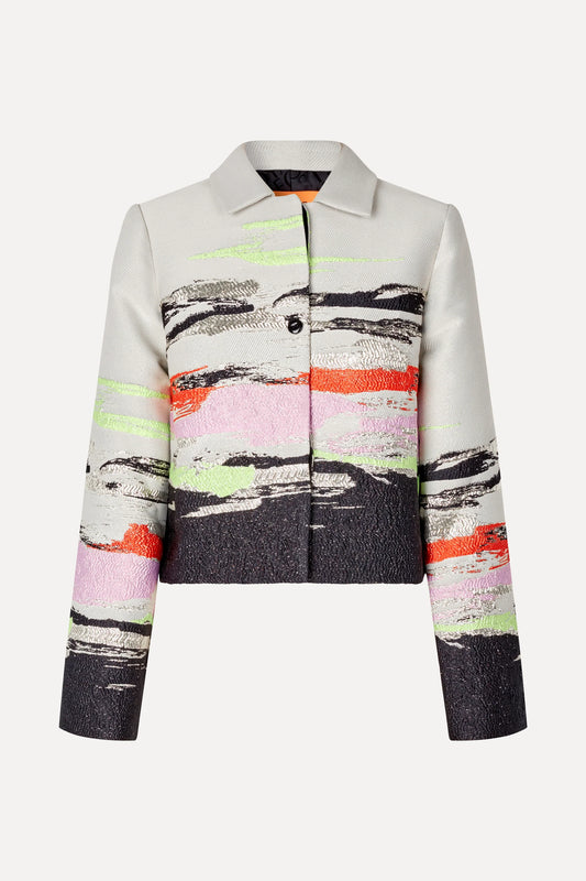 STINE GOYA - SGKIANA JACKET - ABSTRACT STROKES