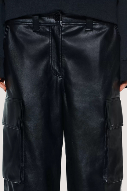 STAND STUDIO - ASHA CARGO PANTS - BLACK