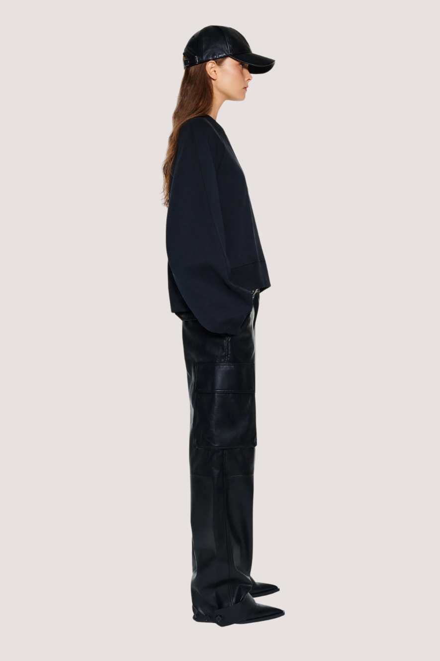 STAND STUDIO - ASHA CARGO PANTS - BLACK