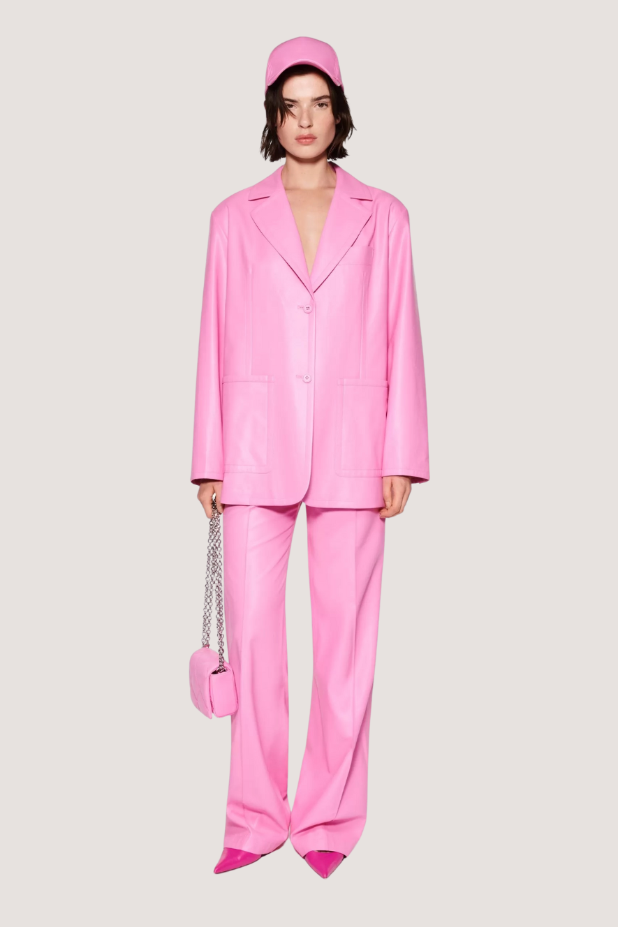 STAND STUDIO - KEEVA BLAZER - BUBBLEGUM PINK
