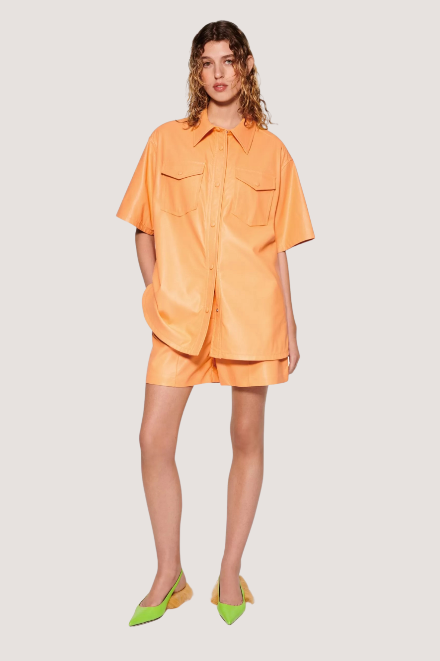 STAND STUDIO - NOREA SHIRT - PEACH HONEY