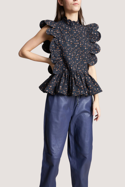 STELLA NOVA - HENDEL MY BLOUSE - DARK COMBO