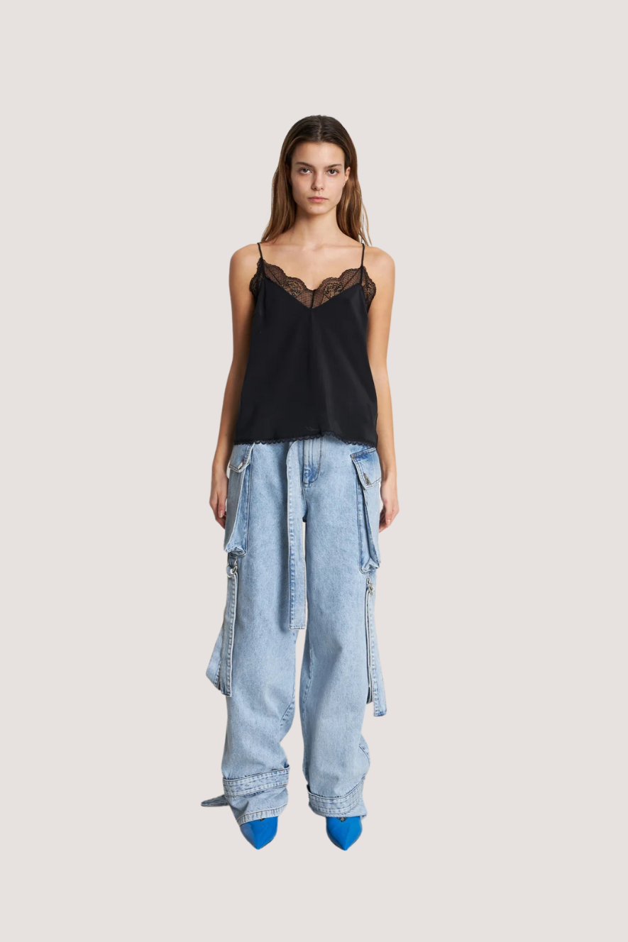 STELLA NOVA - CITA LOU TOP - BLACK