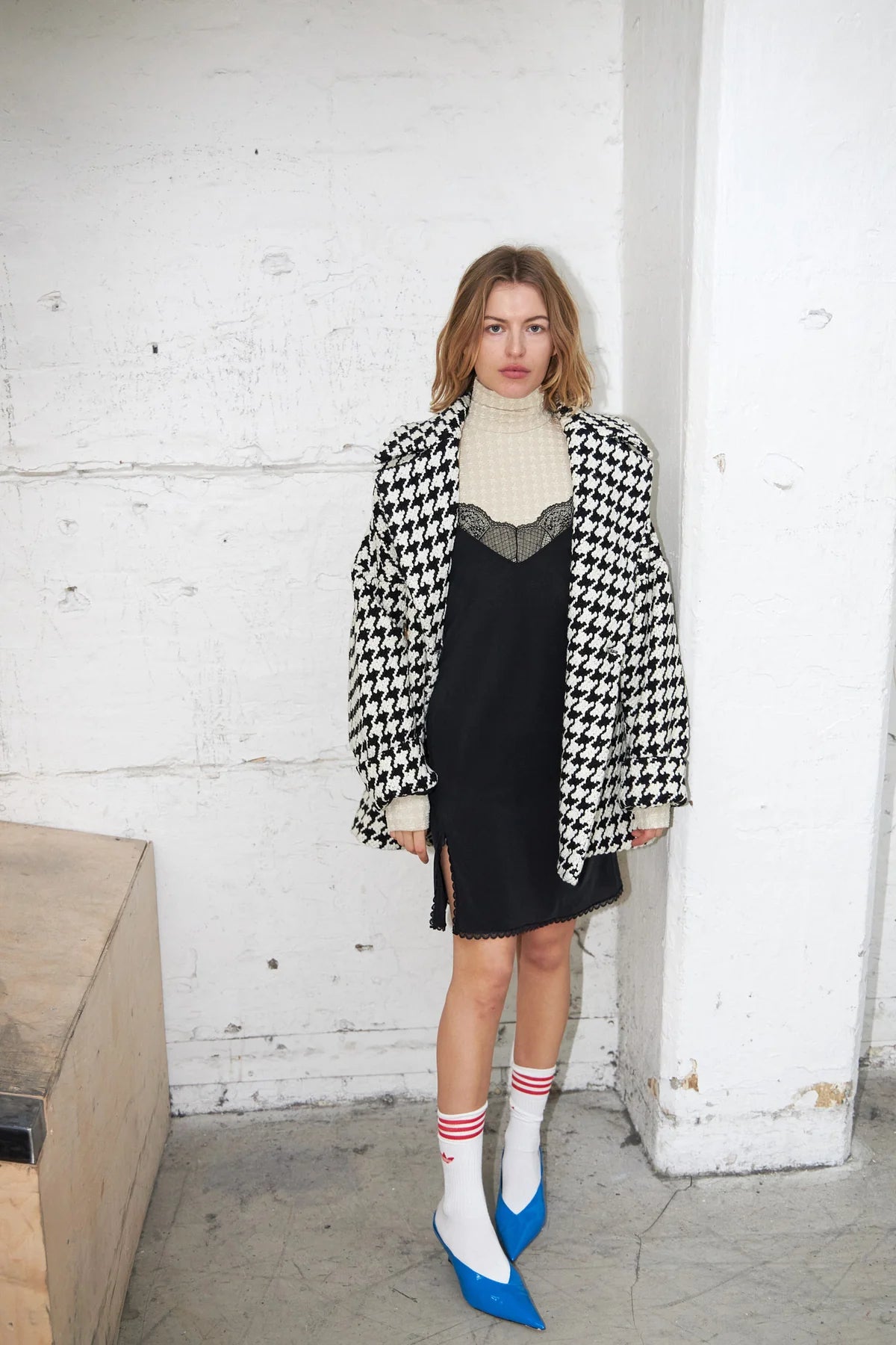 STELLA NOVA - SABINE JACKET - CREME/BLACK