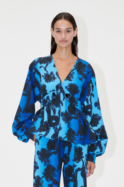 STINE GOYA - SGARLENE BLOUSE - OIL PASTEL ANEMONE