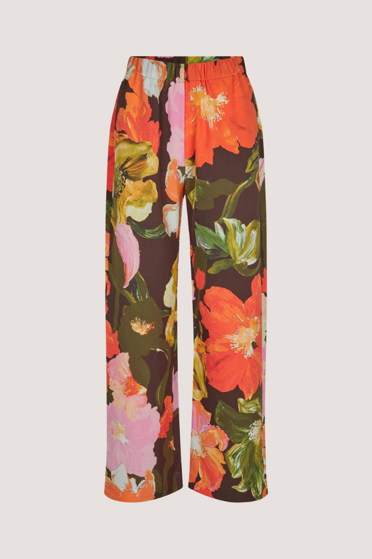 STINE GOYA - SGFATOU PANTS - SUMMER NIGHT POPPIES