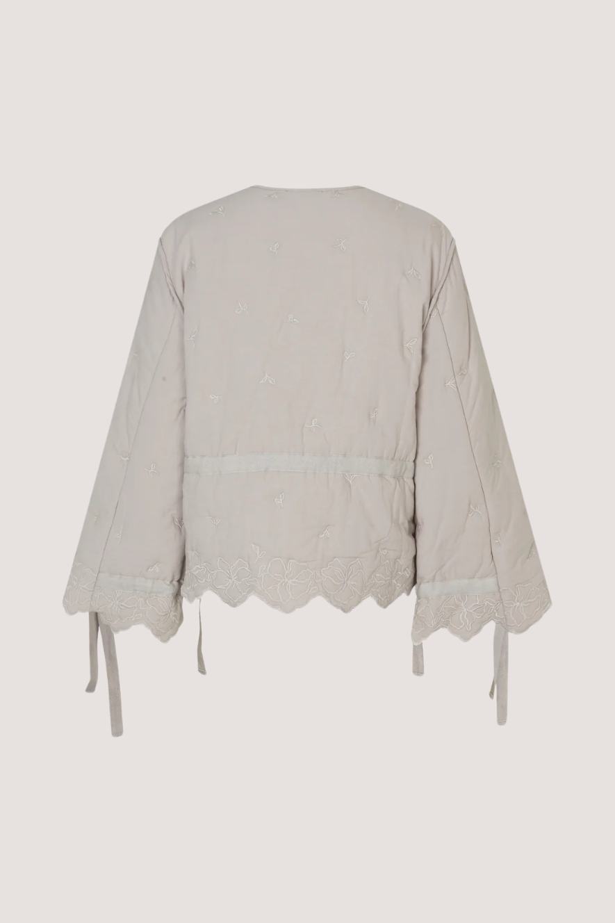STINE GOYA - GATHERED TIE JACKET - WILD QUILTED FLOWERS