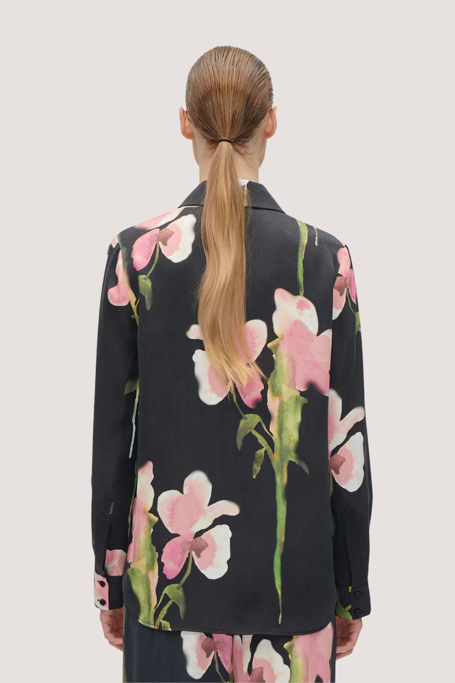 STINE GOYA - LONG SLEEVE SHIRT - MELTING FLOWERS