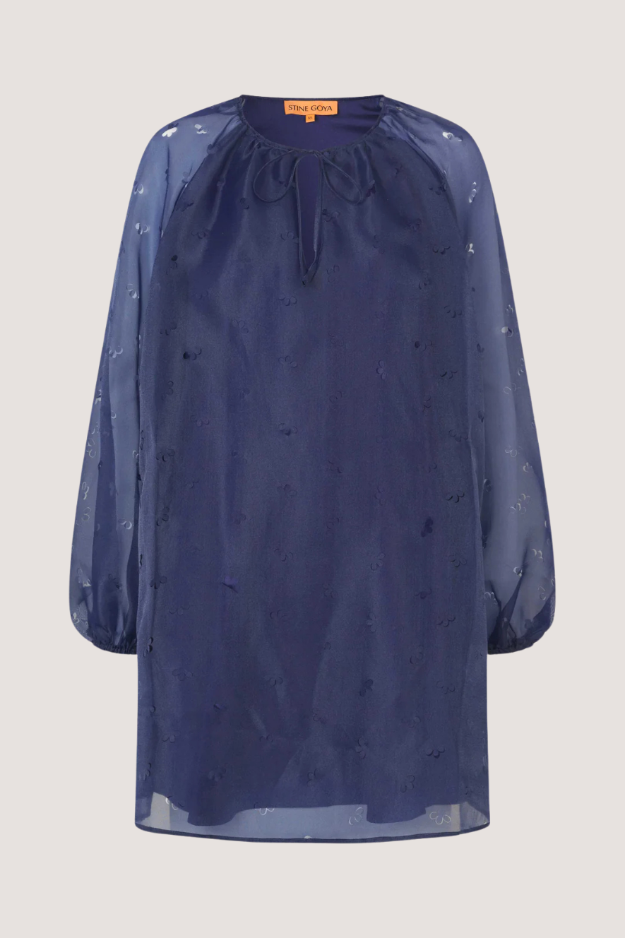 STINE GOYA - SHORT BOW DRESS - DITZY FLORAL