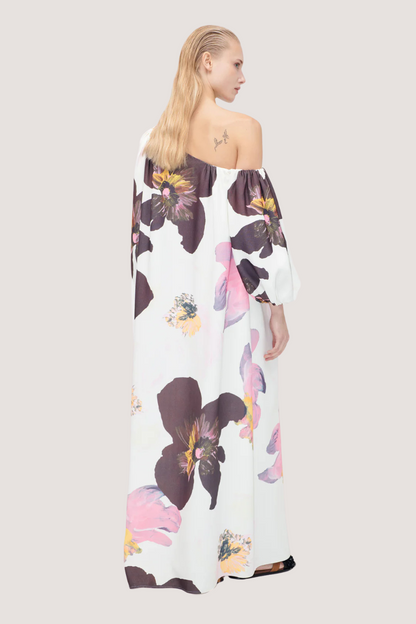 STINE GOYA - STRUCTURED OFF-SHOULDER DRESS - WILD FLOWER