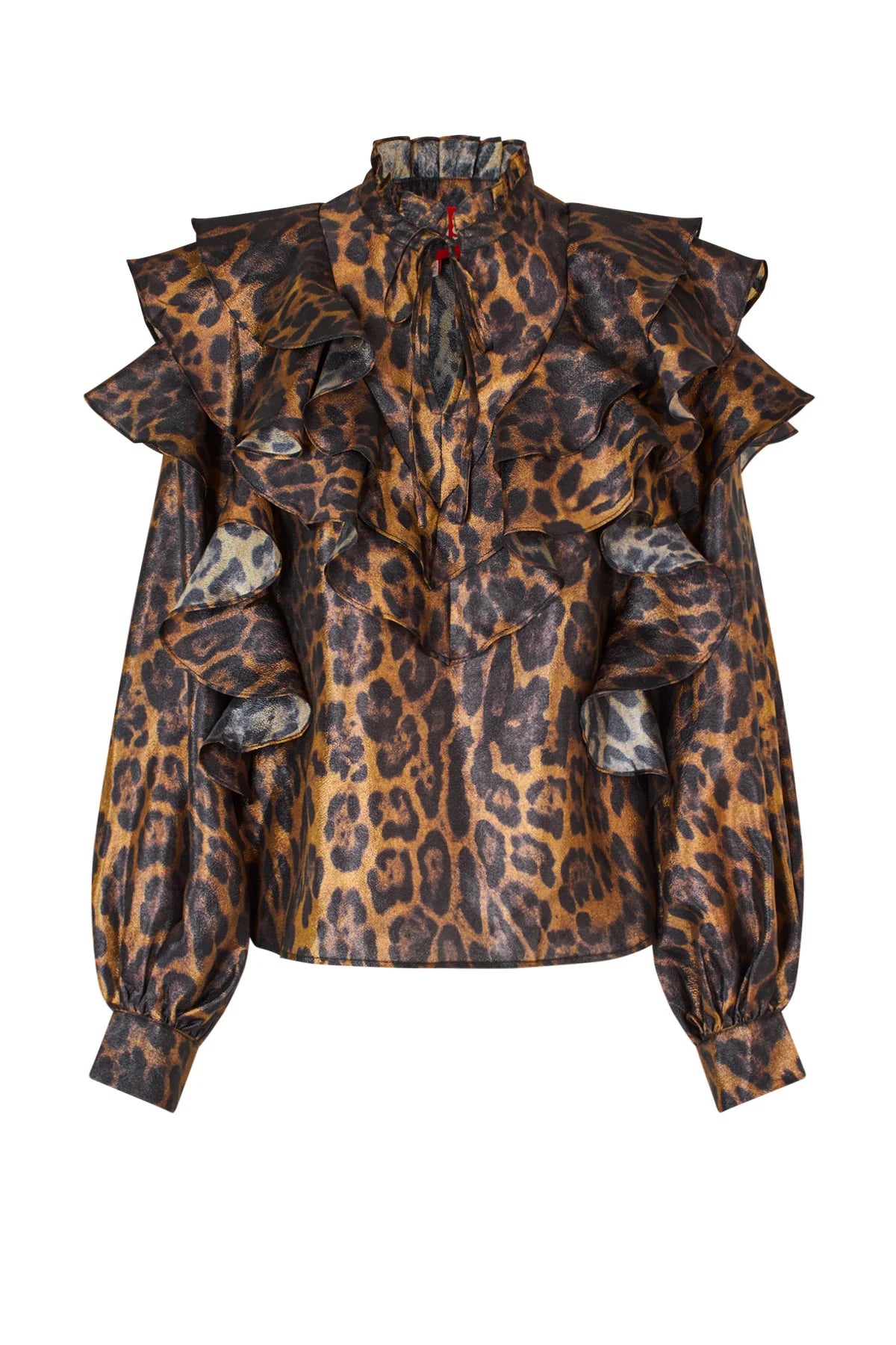 CRAS - SYLVIA BLOUSE - HAZY LEOPARD