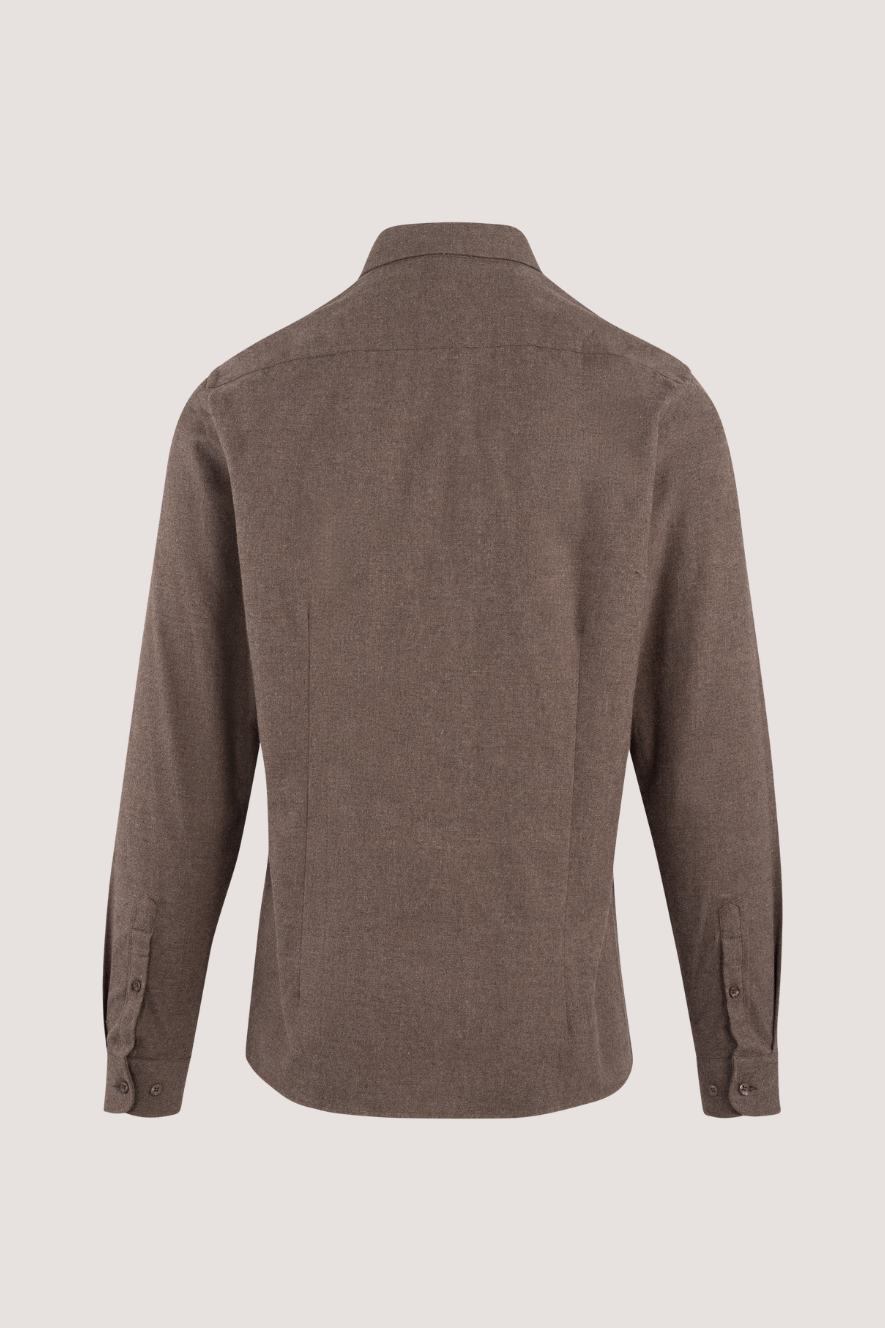 URBAN PIONEERS - BRIMI SHIRT - BROWN MELANGE