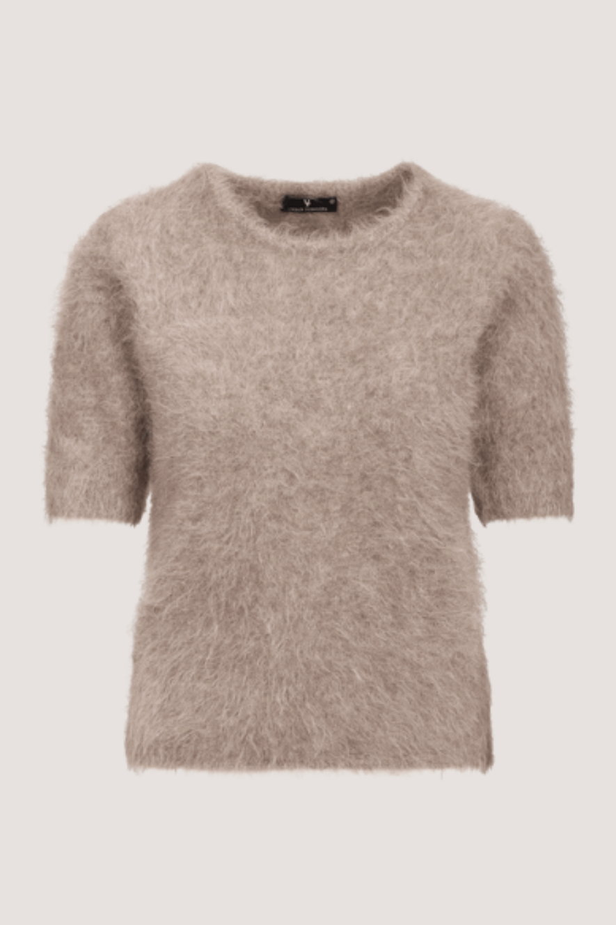 URBAN PIONEERS - ABBY KNIT TOP - DARK SAND