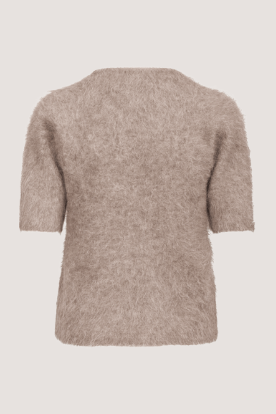 URBAN PIONEERS - ABBY KNIT TOP - DARK SAND
