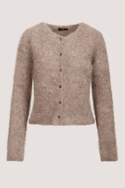 URBAN PIONEERS - ADA KNIT CARDIGAN - DARK SAND