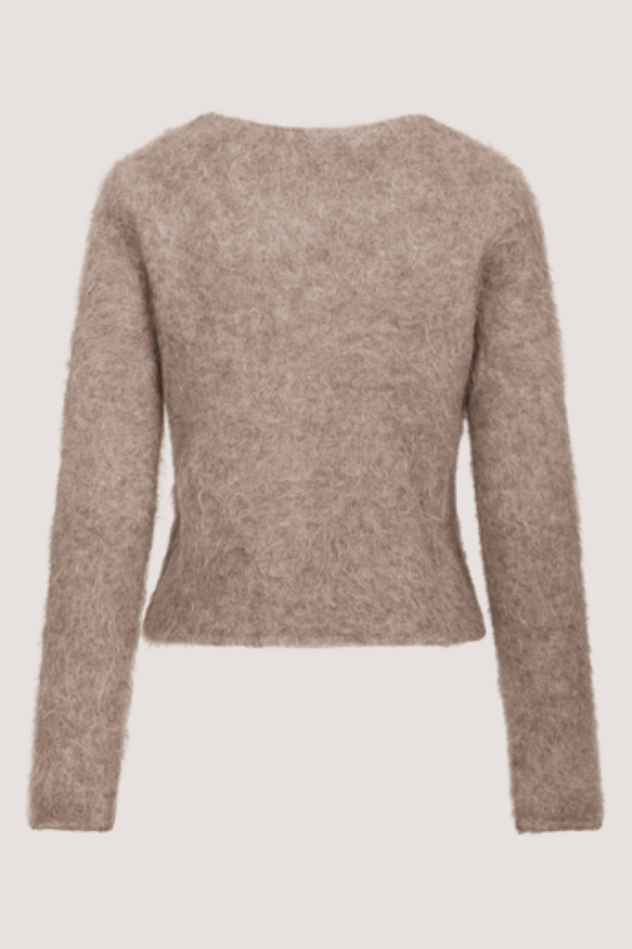 URBAN PIONEERS - ADA KNIT CARDIGAN - DARK SAND