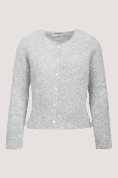 URBAN PIONEERS - ADA KNIT CARDIGAN - LIGHT GREY