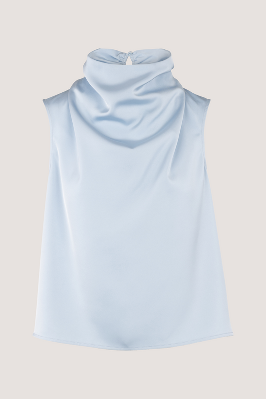 URBAN PIONEERS - ELLINOR TOP - LIGHT BLUE
