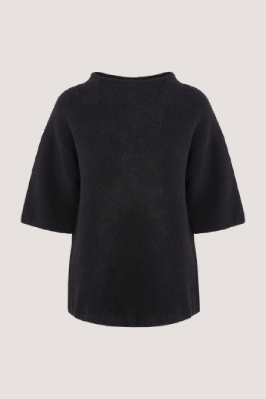 URBAN PIONEERS - MARYGRACE KNIT TOP - BLACK