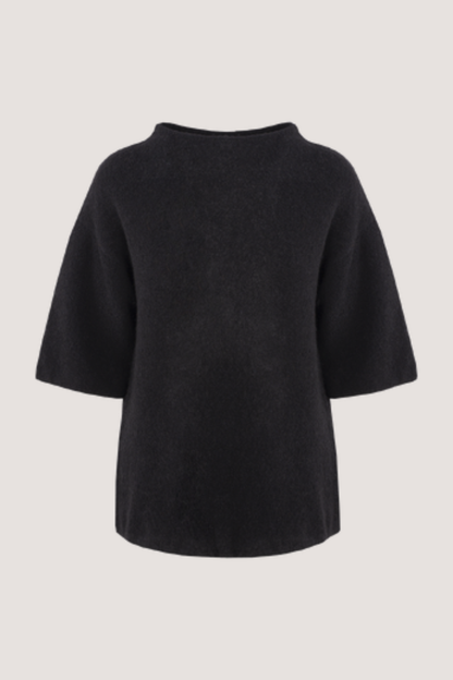 URBAN PIONEERS - MARYGRACE KNIT TOP - BLACK