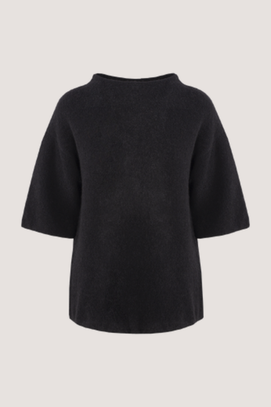 URBAN PIONEERS - MARYGRACE KNIT TOP - BLACK