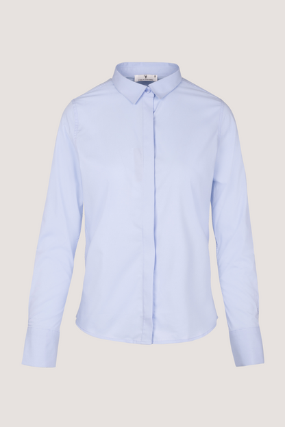 URBAN PIONEERS - MIMI SHIRT - CHAMBRAY BLUE