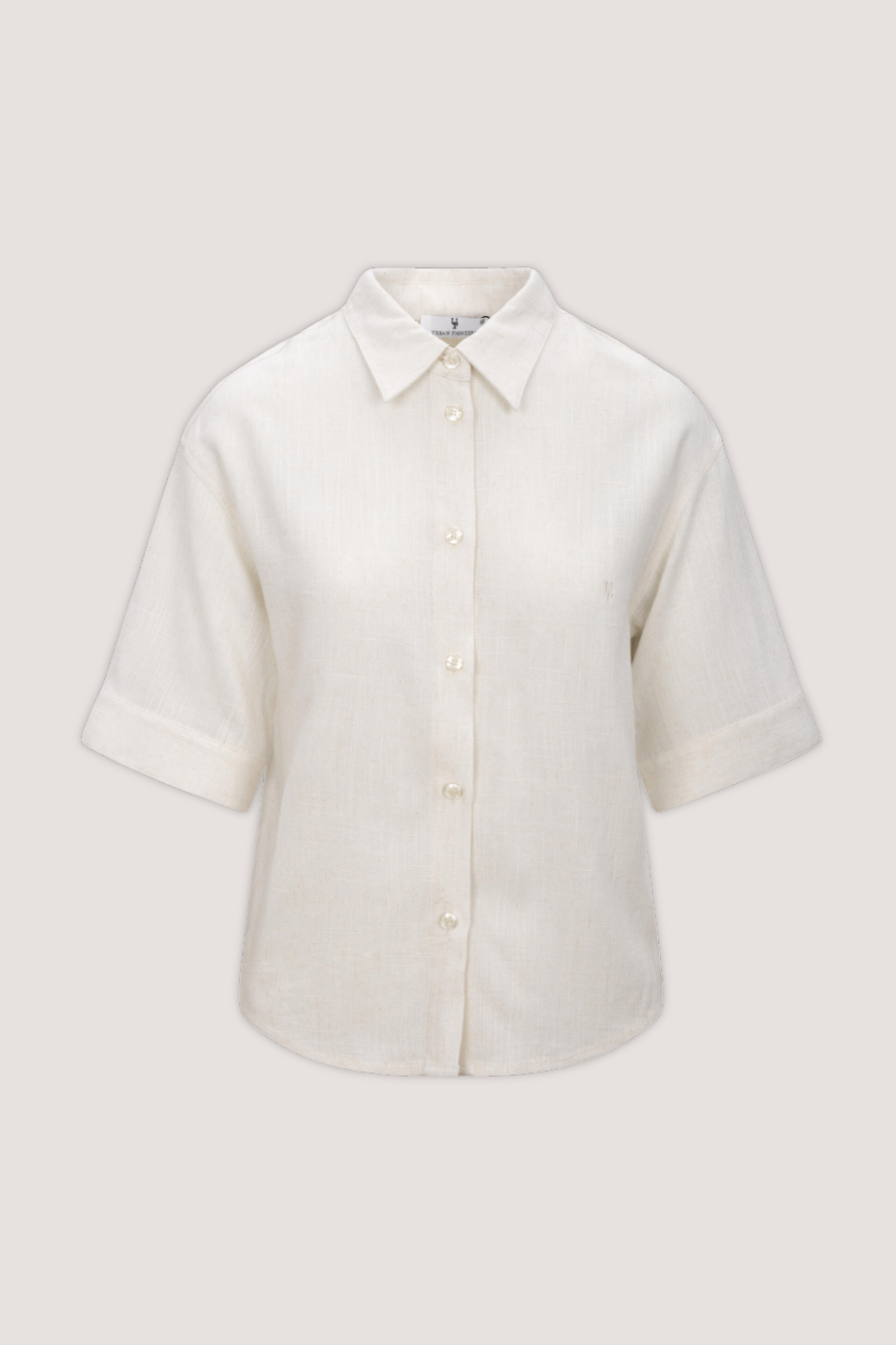 URBAN PIONEERS - NEMI SS SHIRT - LIGHT SAND