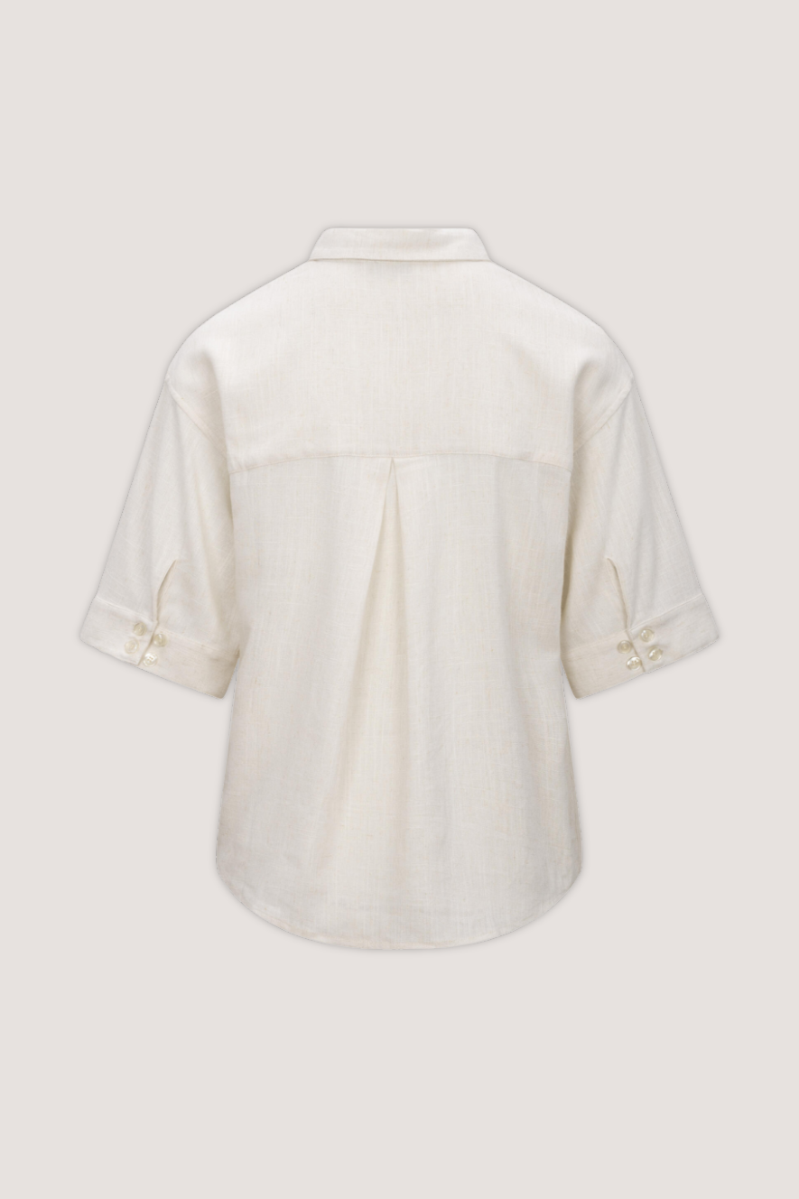 URBAN PIONEERS - NEMI SS SHIRT - LIGHT SAND