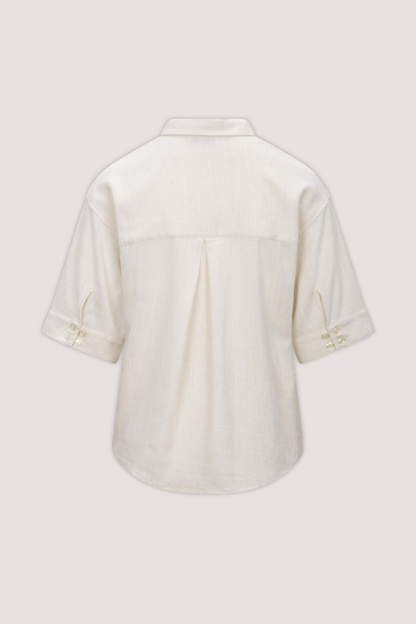 URBAN PIONEERS - NEMI SS SHIRT - LIGHT SAND