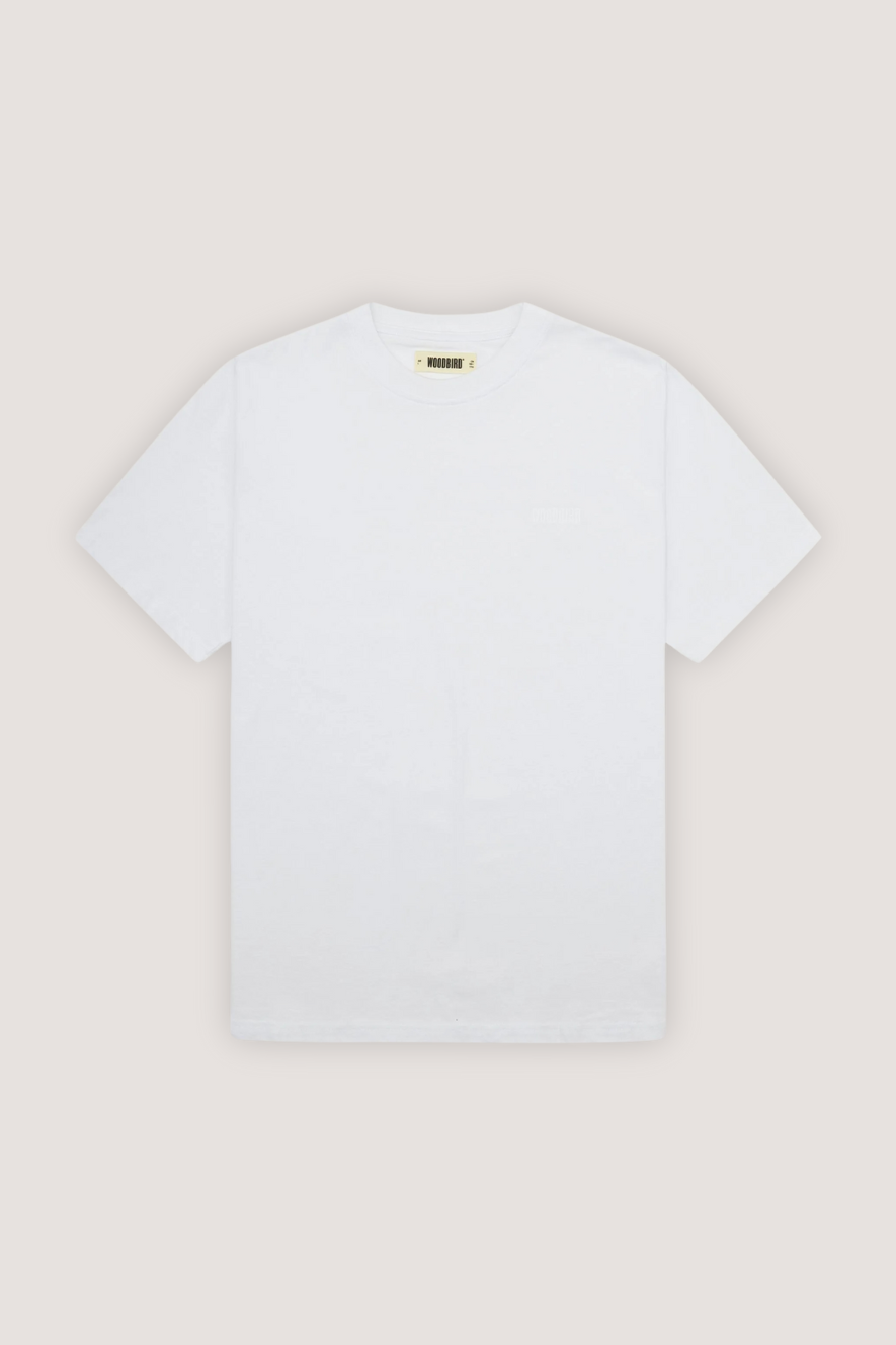 WOODBIRD - WBBAINE BASE TEE - WHITE