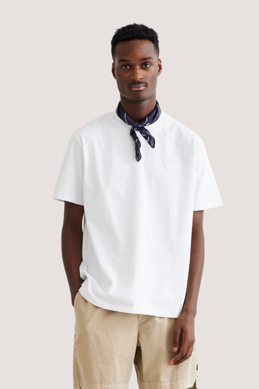 WOODBIRD - WBBAINE BASE TEE - WHITE