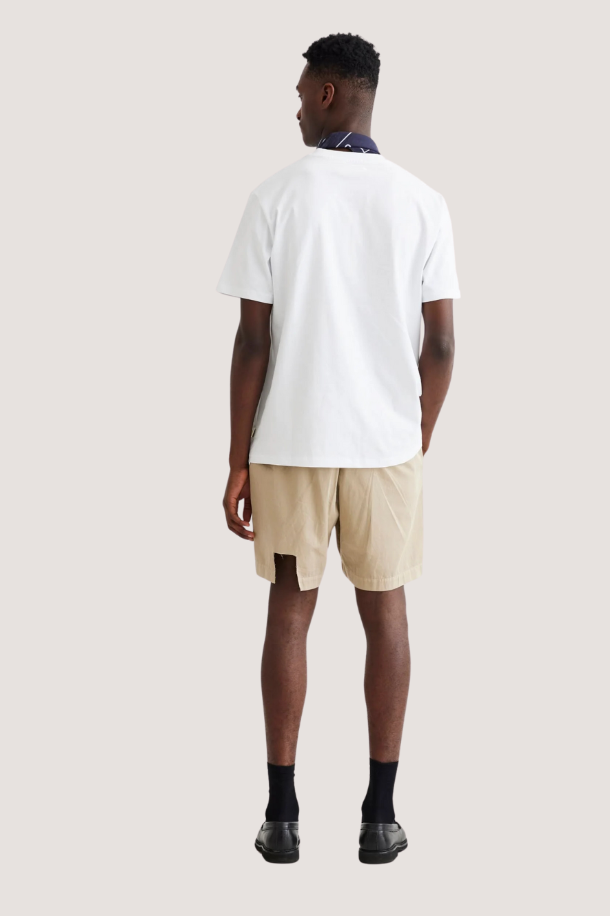 WOODBIRD - WBBAINE BASE TEE - WHITE