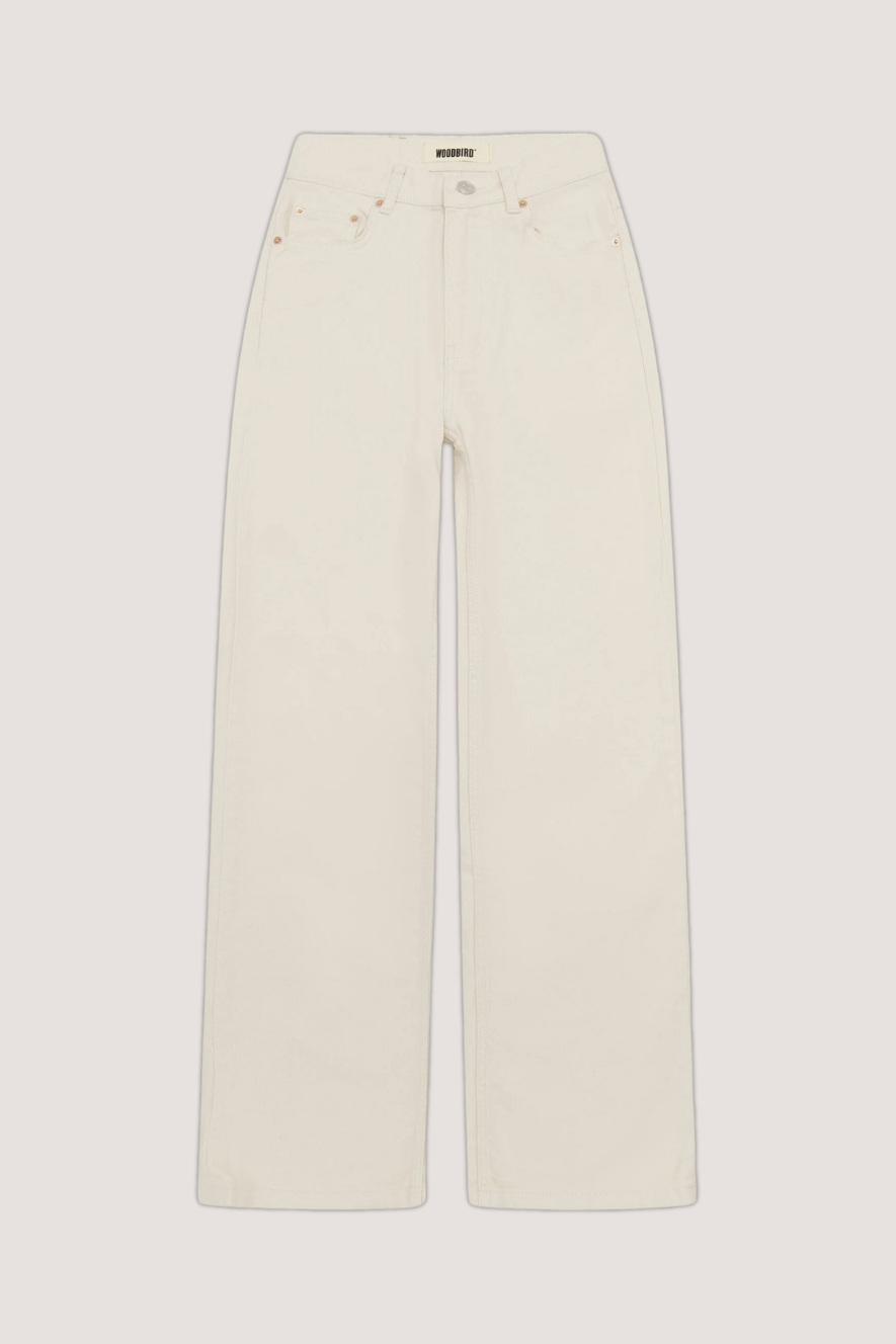 WOODBIRD - CARLA OFF WHITE JEANS L33 - OFF WHITE