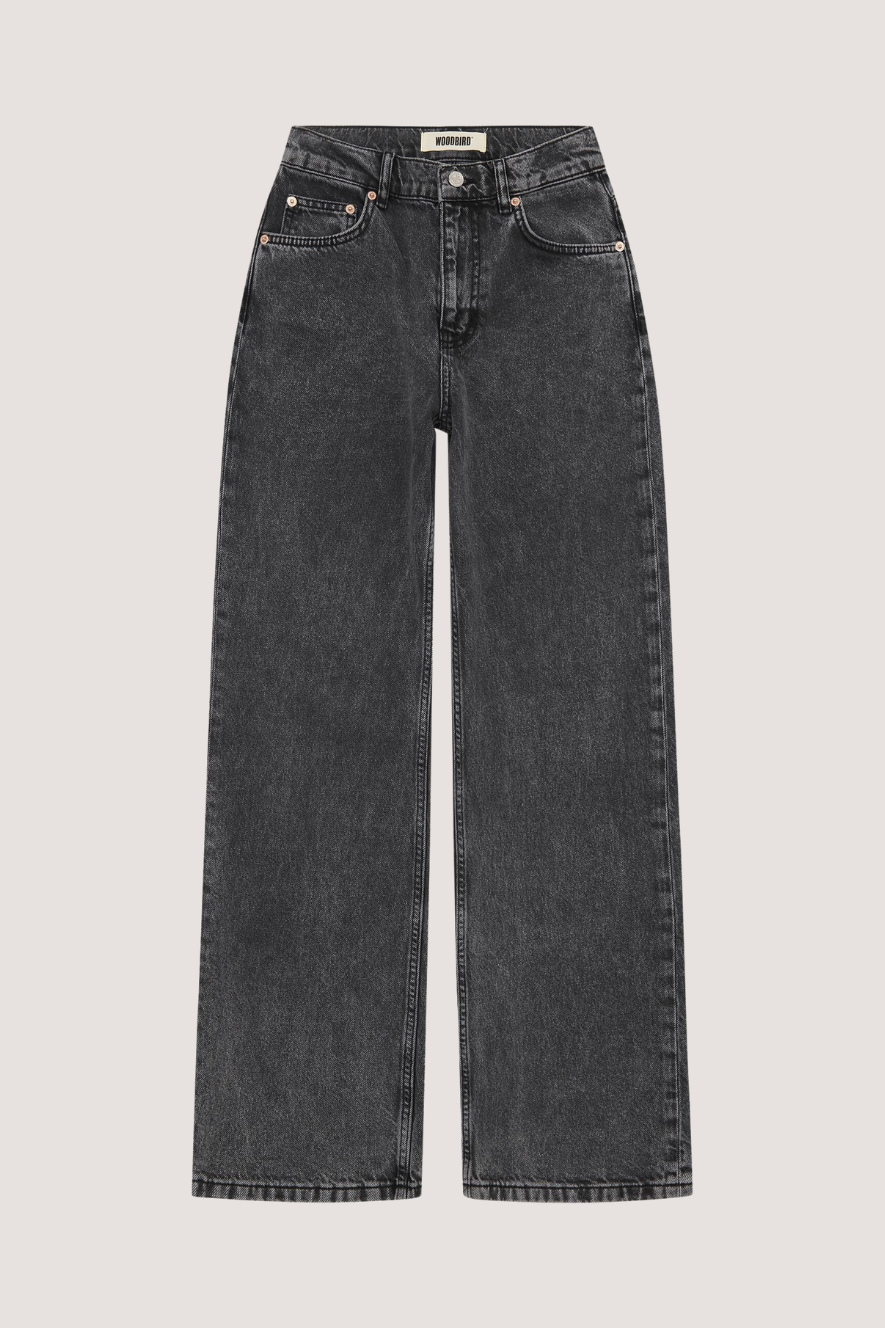 WOODBIRD - CARLA THUN BLACK JEANS L33 - BLACK