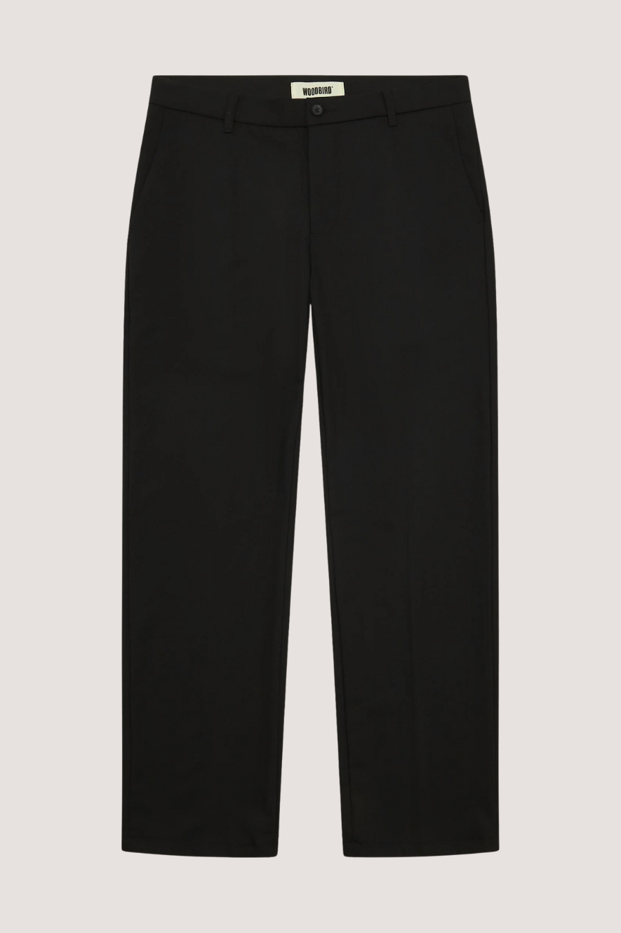 WOODBIRD - EIK NICKEL PANTS - BLACK