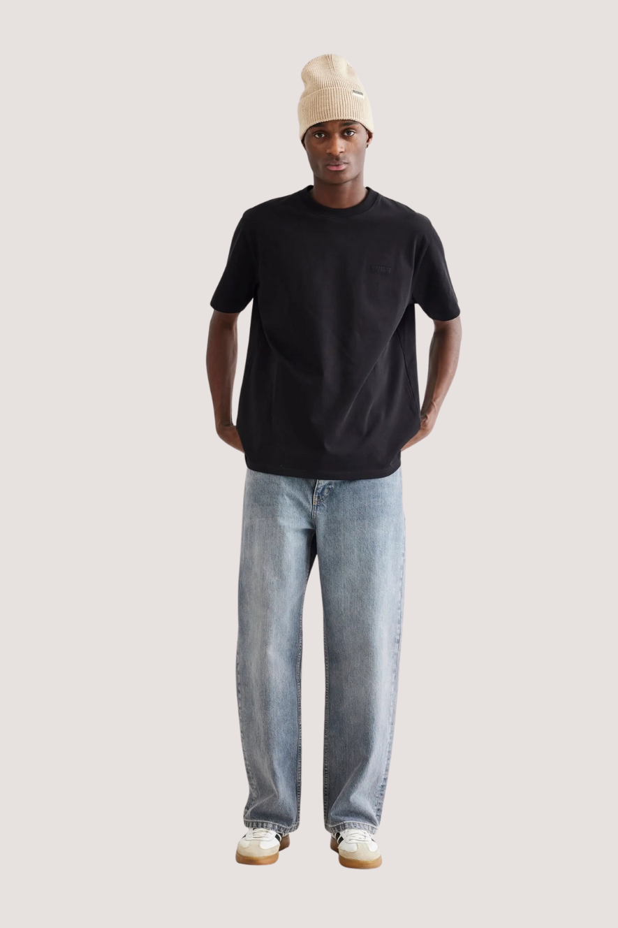 WOODBIRD - WBBAINE BASE TEE - BLACK