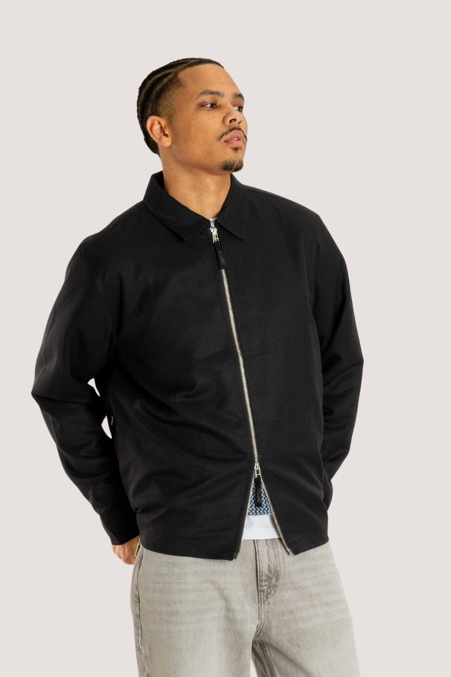 WOODBIRD - WBBROVE NICKEL SHIRT - BLACK