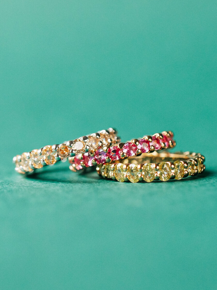 YLVA LI - JULIEN EARRINGS – LIGHT CHAMPAGNE/SILVER