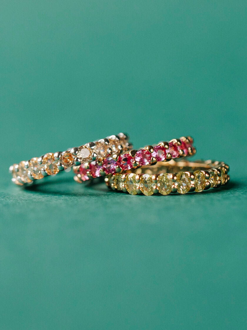 YLVA LI - JULIEN RING - LIGHT CHAMPAGNE/SILVER