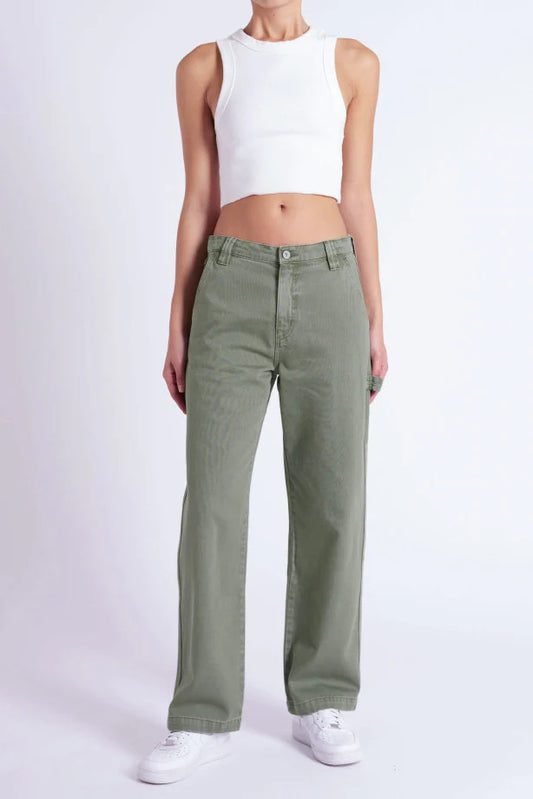 ABRAND - A SLOUCH JEAN CARPENTER - FADED ARMY
