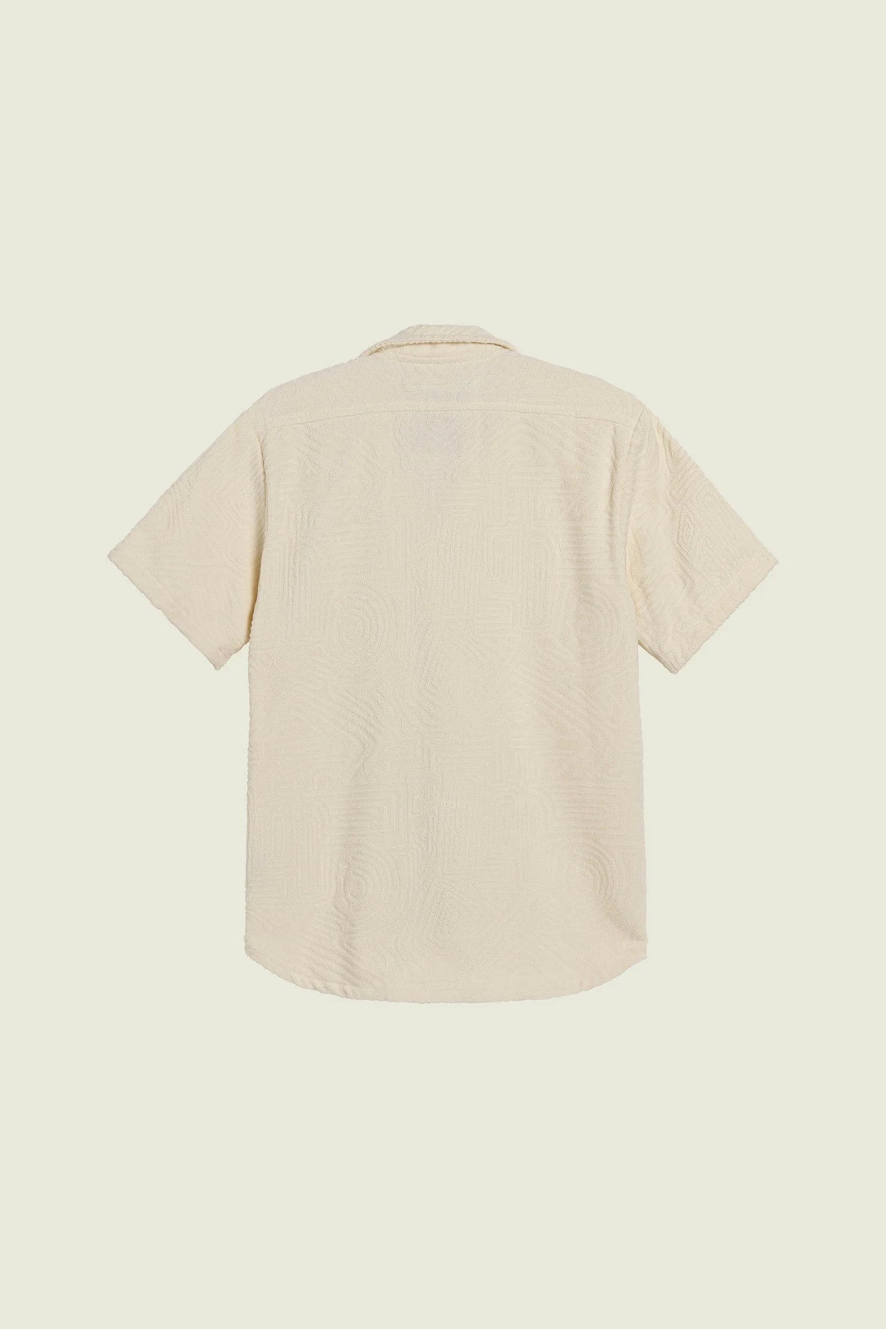 OAS COMPANY - CUBA TERRY SHIRT - CREAM GOLCONDA