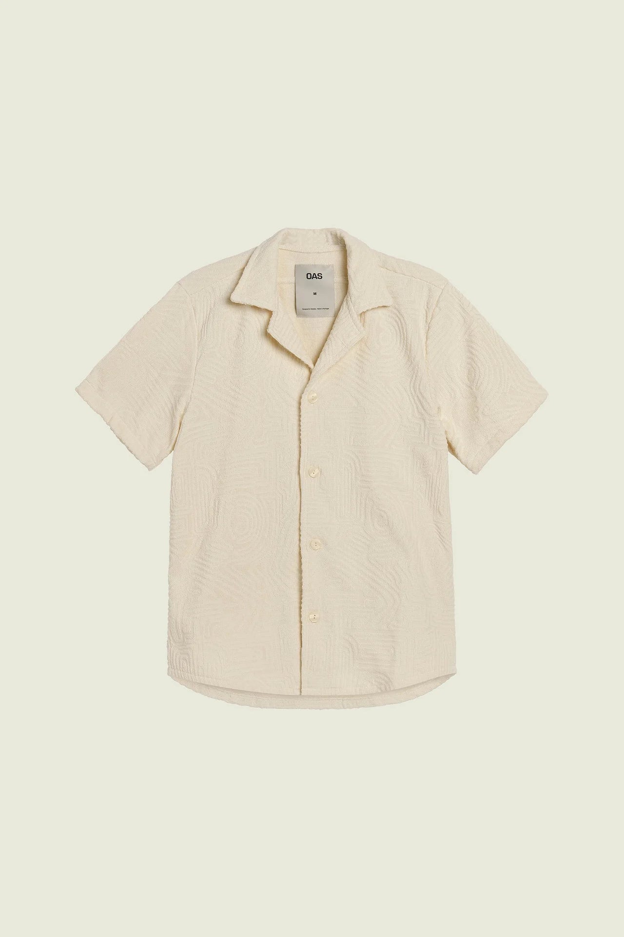 OAS COMPANY - CUBA TERRY SHIRT - CREAM GOLCONDA