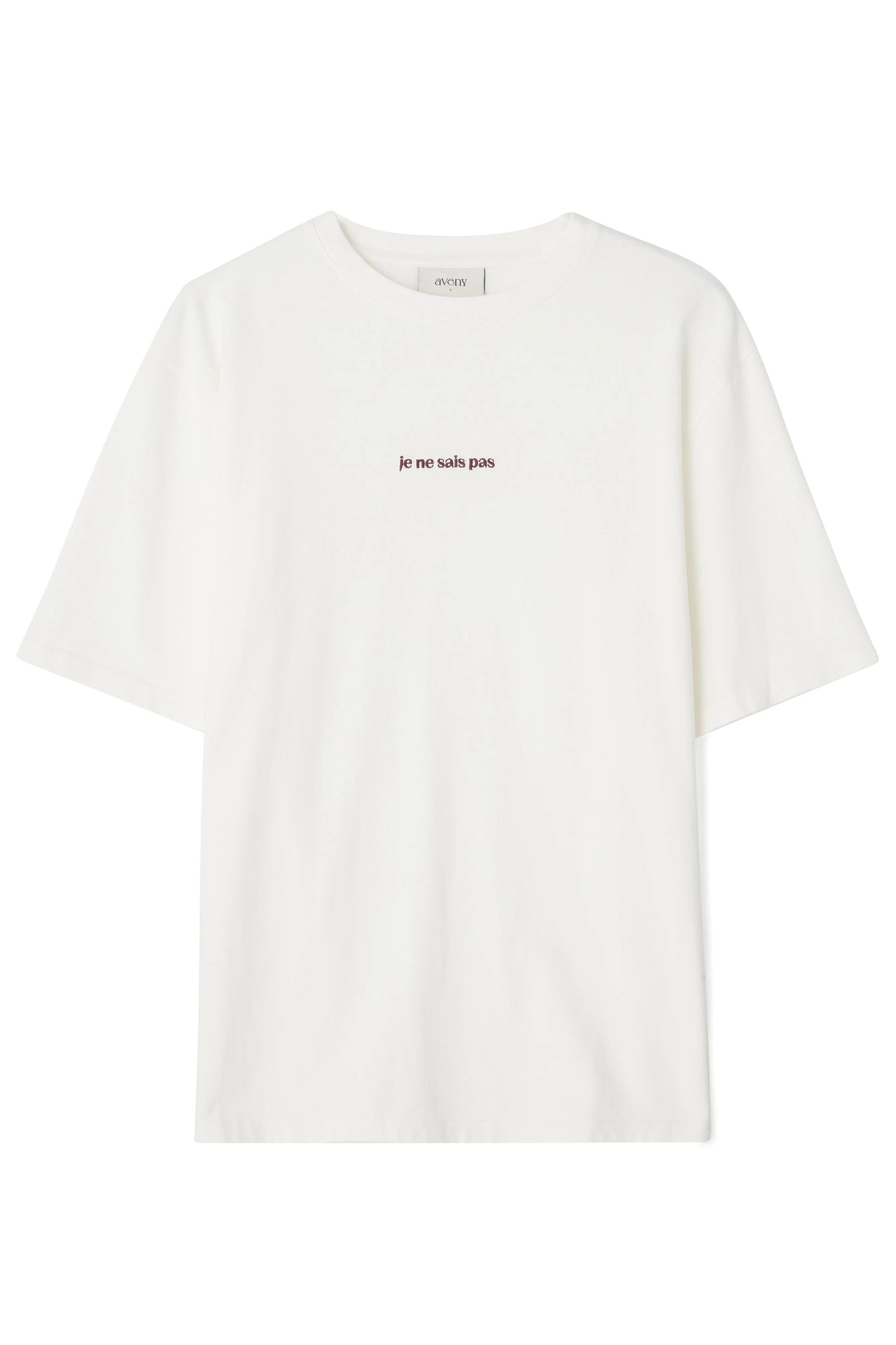 AVENY -BERKELEY TEE - JE NE SAIS PAS - OFF WHITE