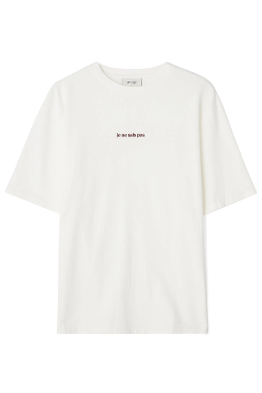 AVENY -BERKELEY TEE - JE NE SAIS PAS - OFF WHITE