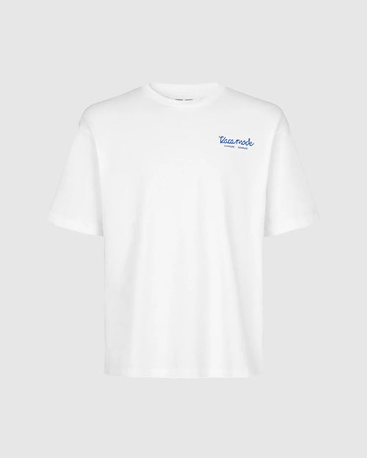 SAMSØE SAMSØE - SAVACA T-SHIRT - WHITE VACA