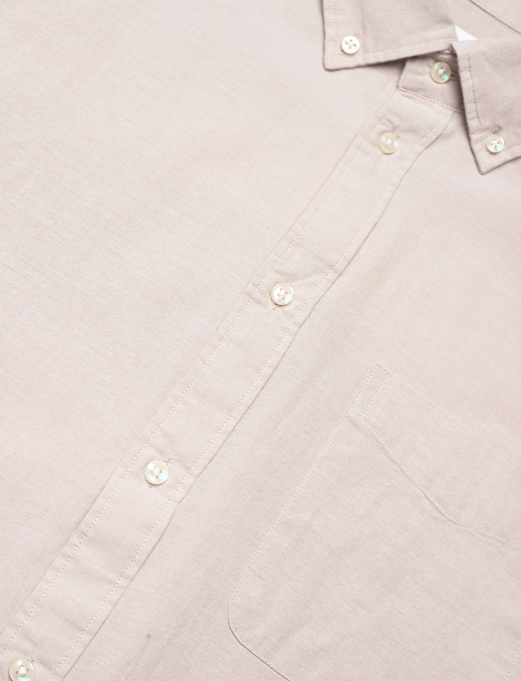 LES DEUX - KENT CHAMBRYA SHIRT - DARK SAND